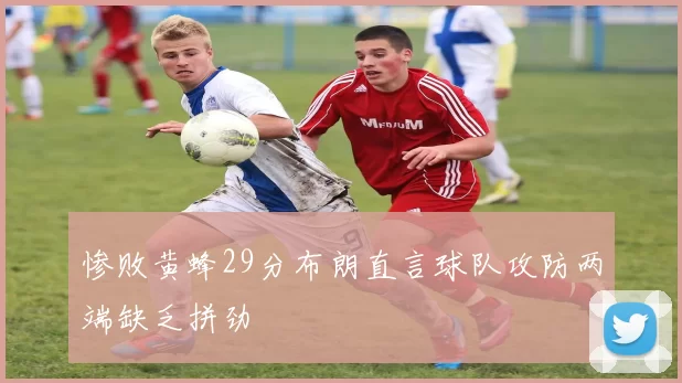 惨败黄蜂29分布朗直言球队攻防两端缺乏拼劲